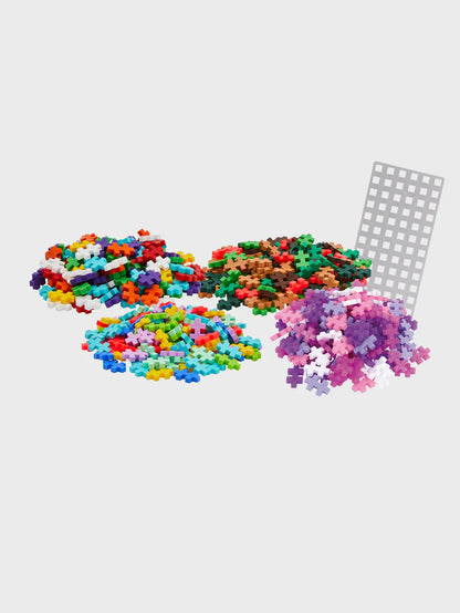 Plus Plus™️ Tube Set 6 (4x100pcs + BasePlate)