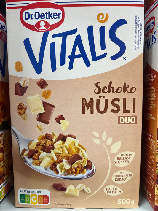 Dr Oetker Chocolate Musli (Milk & White) 500g