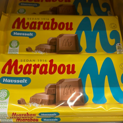 Marabou Milk Chocolate Salted 185g