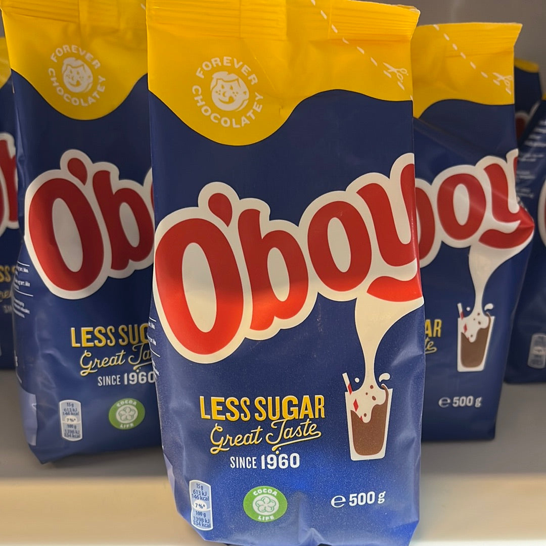 O’boy Cocoa Hot Chocolate (Less Sugar) 1960 500g