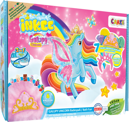 INKEE Unicorn 7+1pcs Gift Set Bathbomb