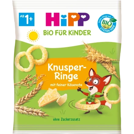 HIPP 1+ Crunchy Rings 25g ORGANIC Snacks