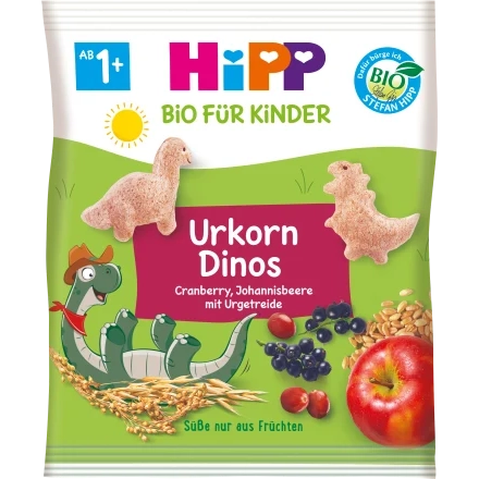 HIPP 1+ Urkorn-Dinos 30g ORGANIC Snacks