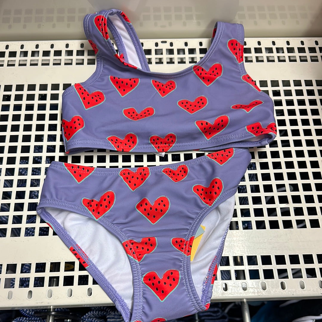 SwimWear Strawberry Hearta 2-Pieces 100% Polyester