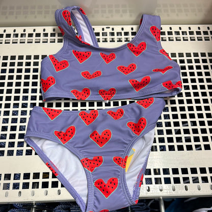 SwimWear Strawberry Hearta 2-Pieces 100% Polyester