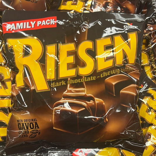 Storck Riesen Dark Chocolate Chewy Toffee 400g (Family Pack)