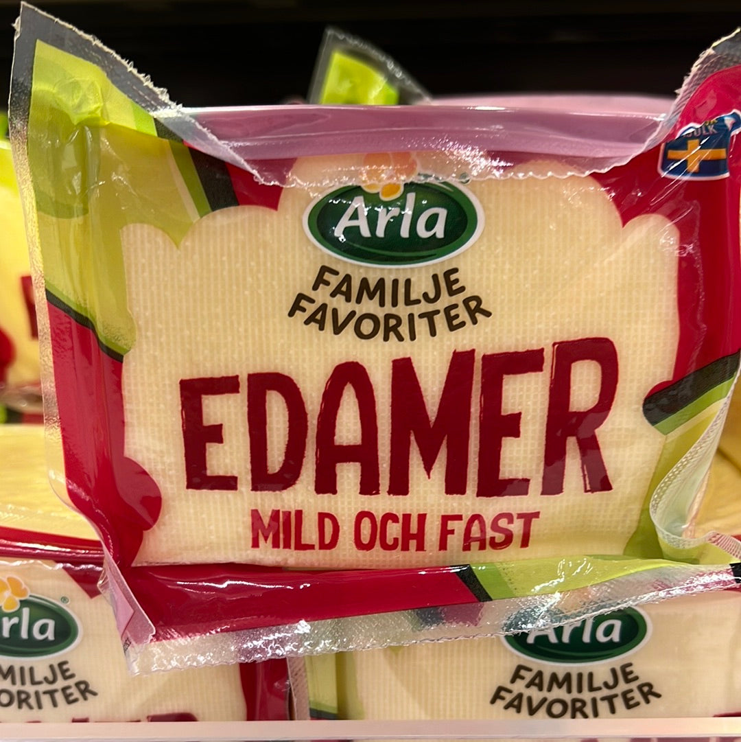 Arla Edamer Cheese 23% Fats 1.2kg (More than 120slices) SWEDEN