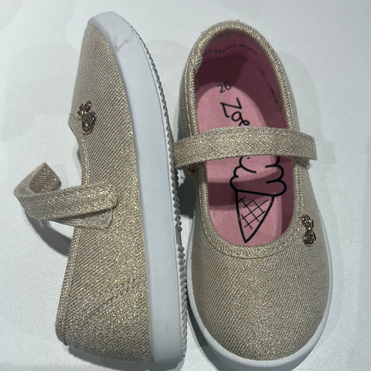 Kid’s Shoes Gold Glitters