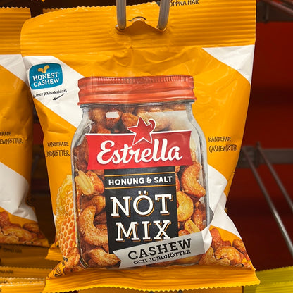 Estrella Nöt Mix Honey & Salt coated Cashew & Peanuts 175g