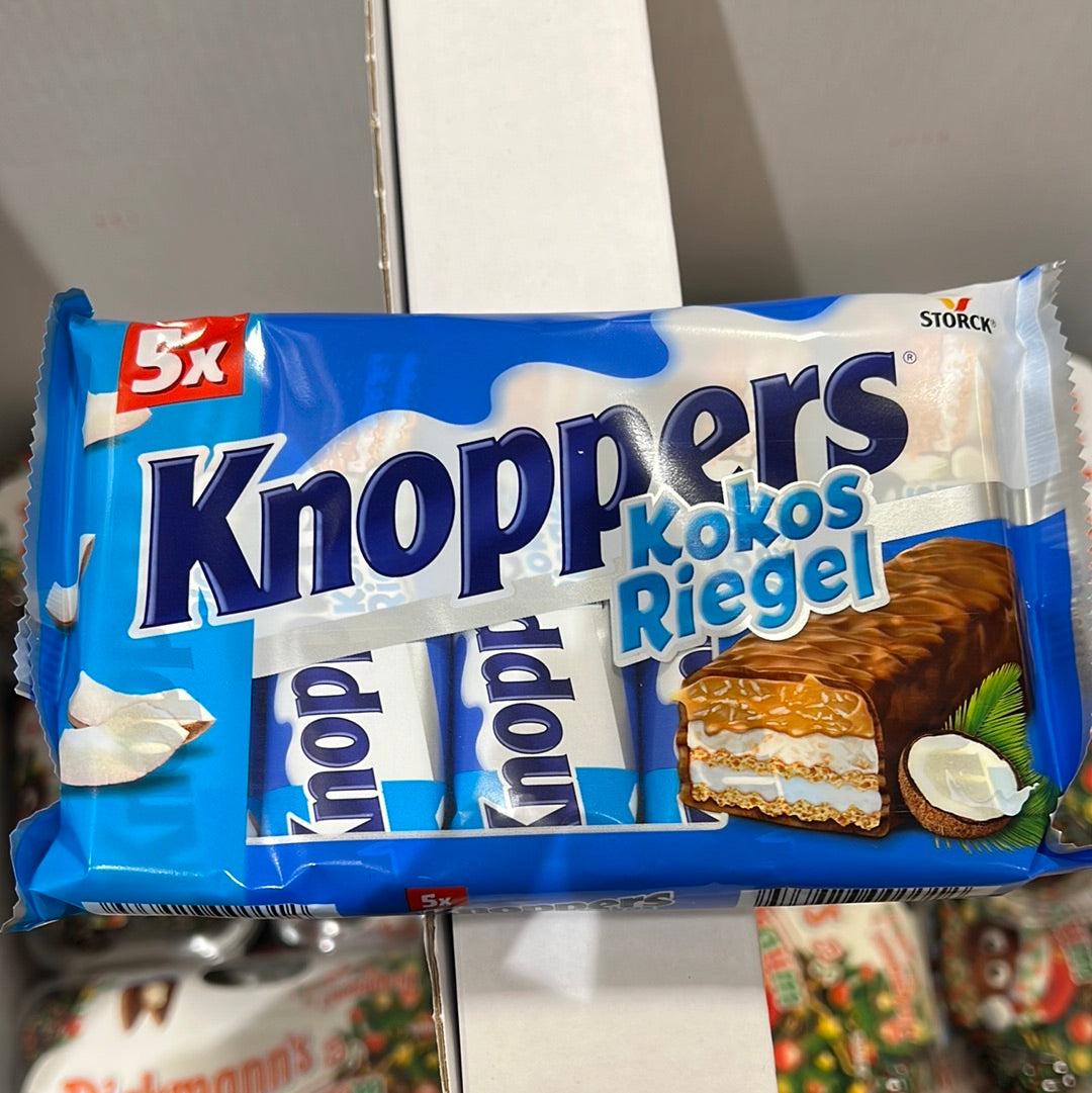 Knoppers Bar Coconut 5’s 200g