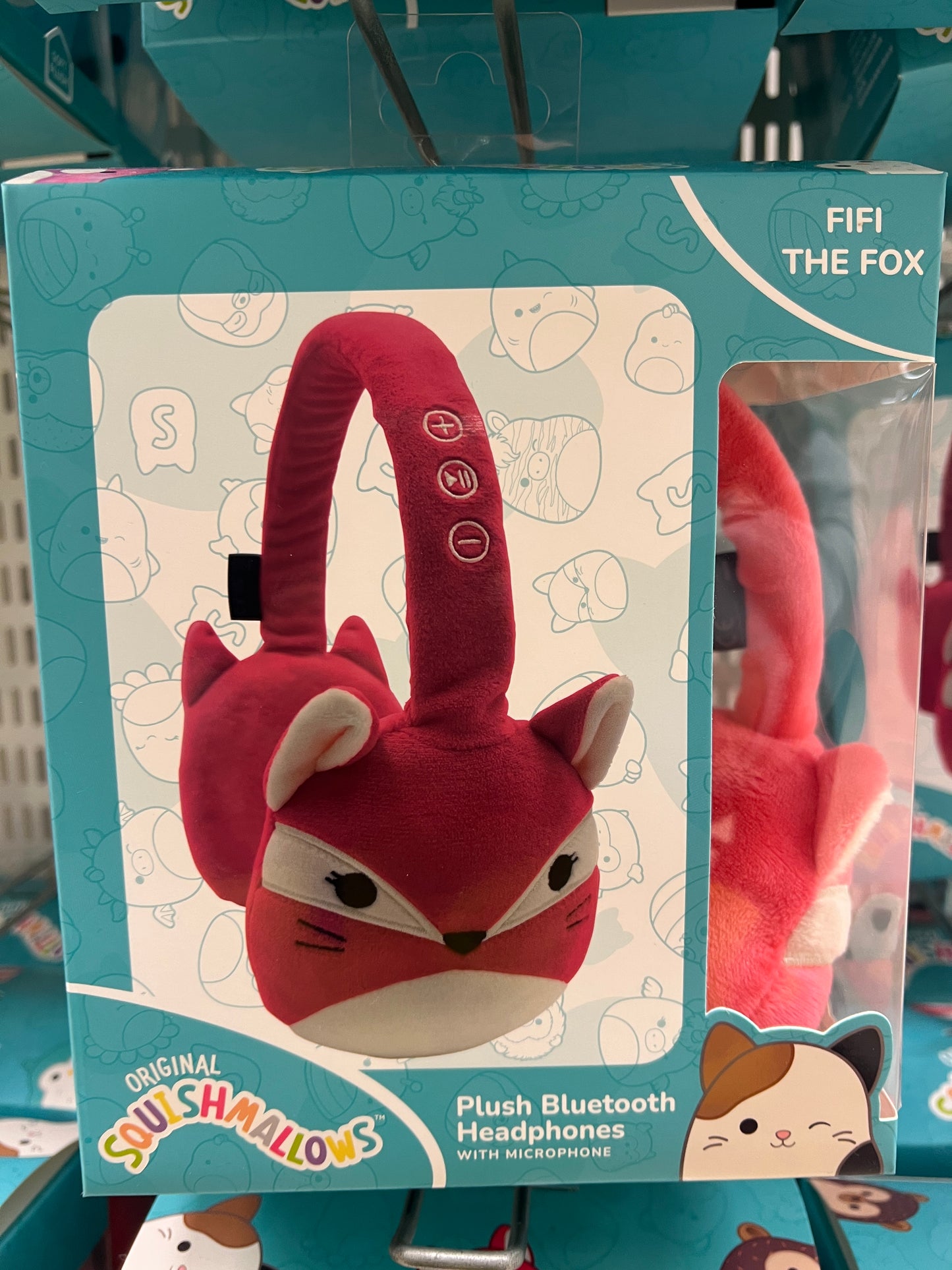 Squishmallows Plush Fifi The Fox Headphones (WIRELESS)