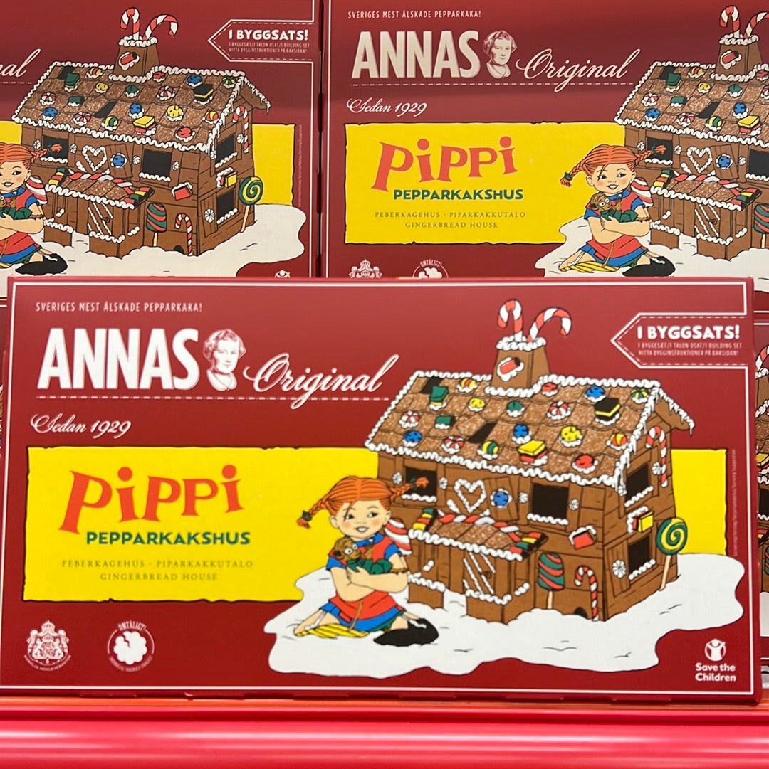 ANNAS PIPI Pepparkakor (Ginger Cinnamon) GingerBread House 515g