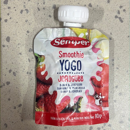 Semper Yoghurt Smoothie Strawberry (6m+) 90g