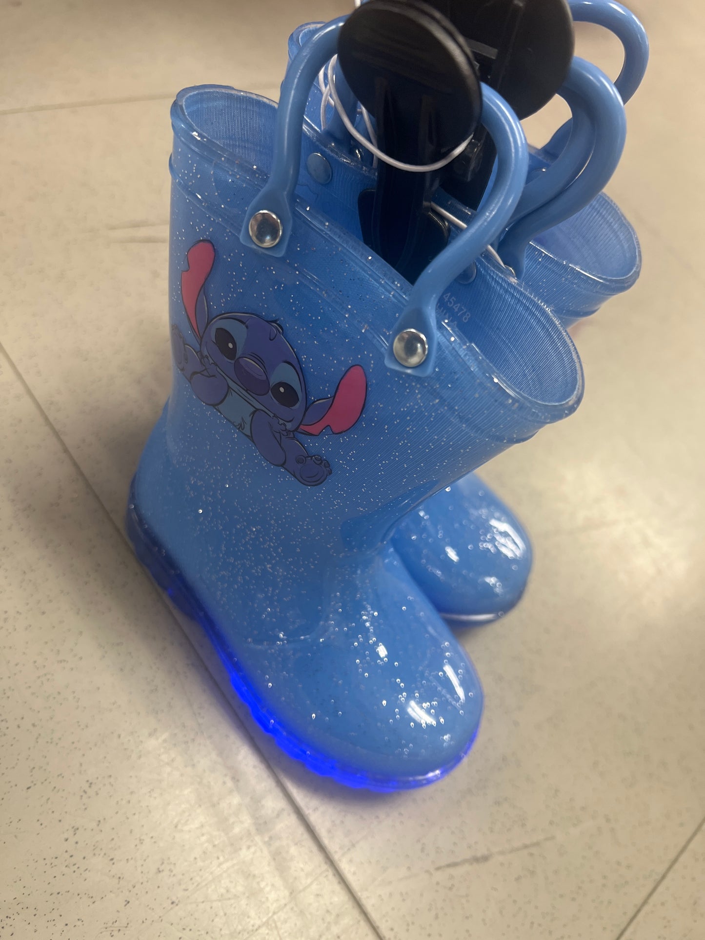 Stitch High-cut Boot Blue (LED)