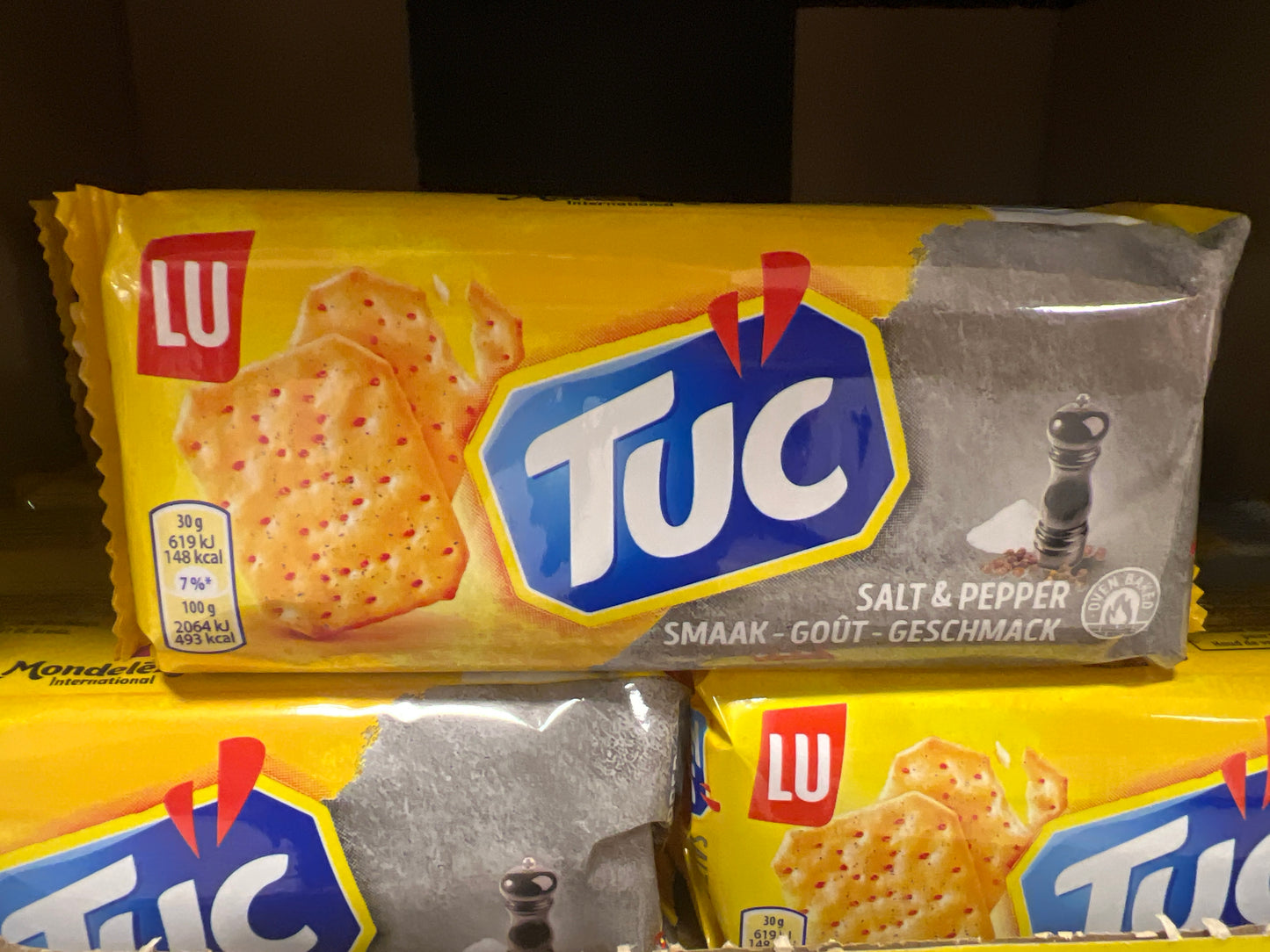 TUC Swedish Crackers Salt & Pepper 100g