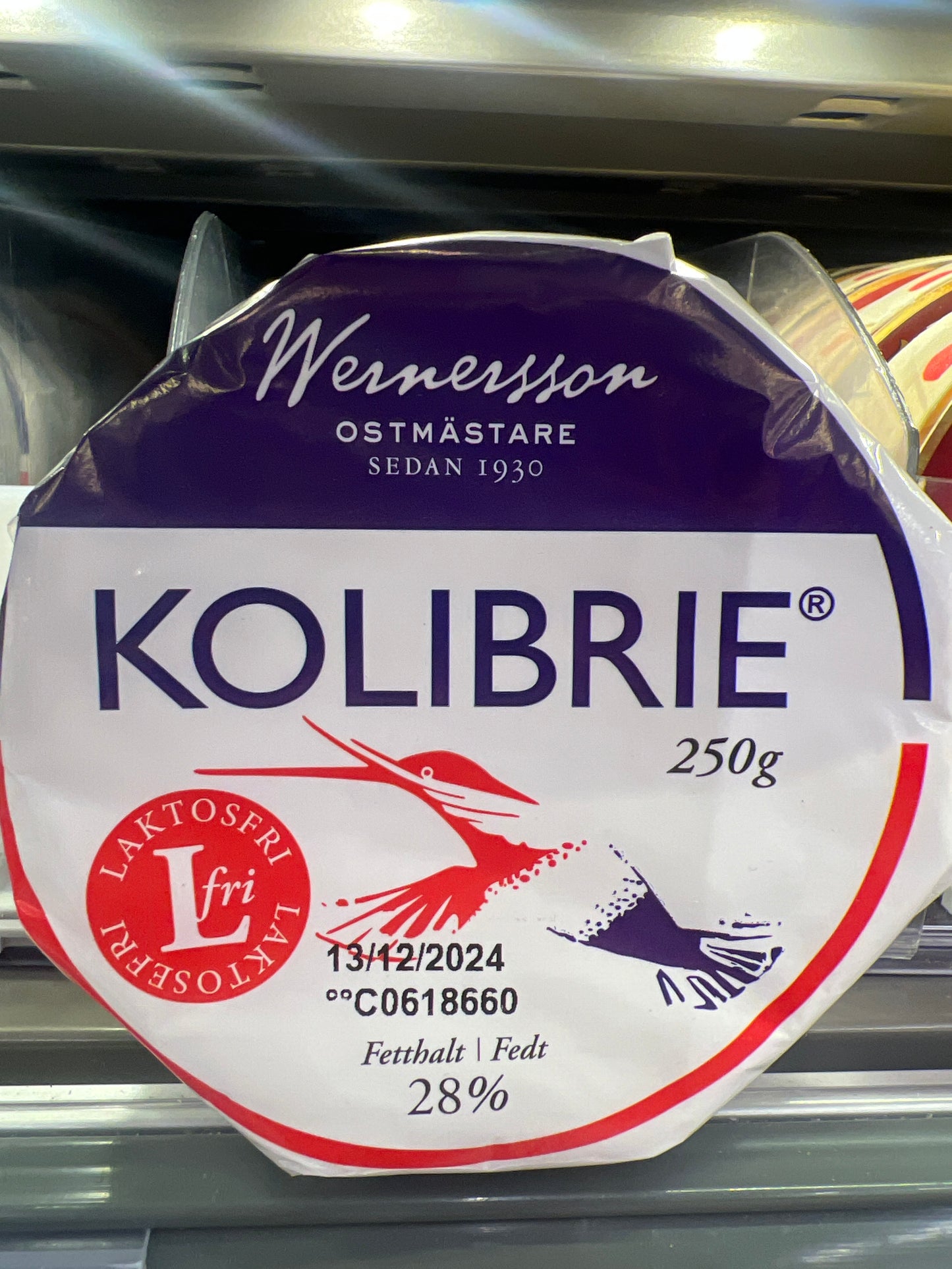 Kolibre Sweden BRIE 33% Soft & Rich Cheese 250g