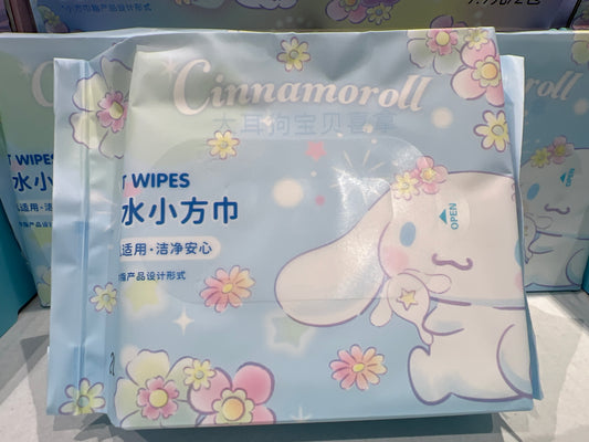 Pure Water Sanrio Cinnamonroll Wet Wipes 20’s x 5 (Pack of 5)