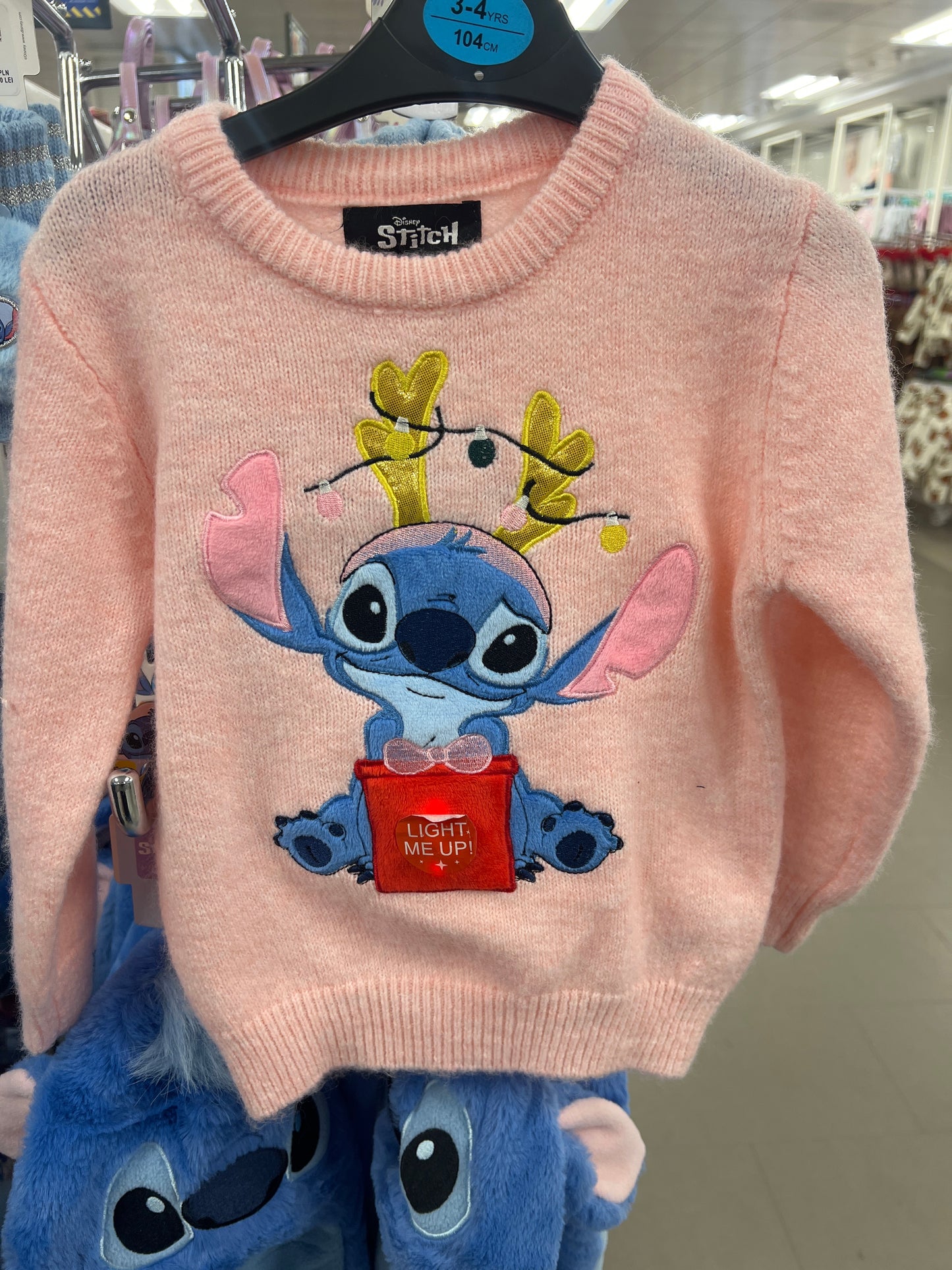 Disney Stitch Sweater Pink (LED)