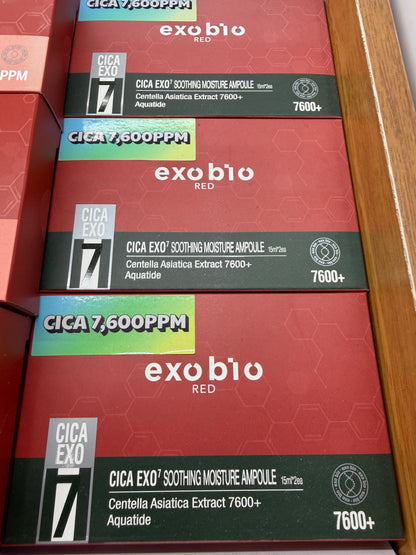 EXOBIO EXO (High-Concentration) Face Treatment Ampoule 15ml x2 (CICA, Salmon PDRN, Niacinamide)