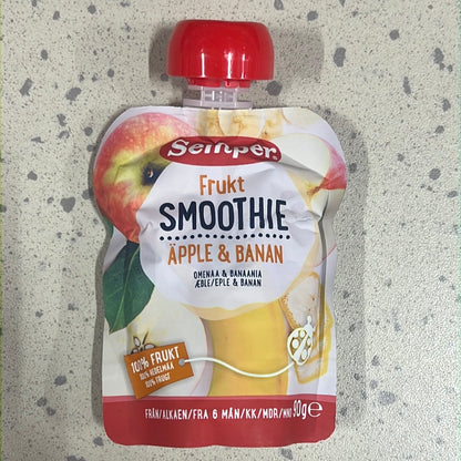 Semper Fruits Smoothie Apple & Banana (6m+) 90g