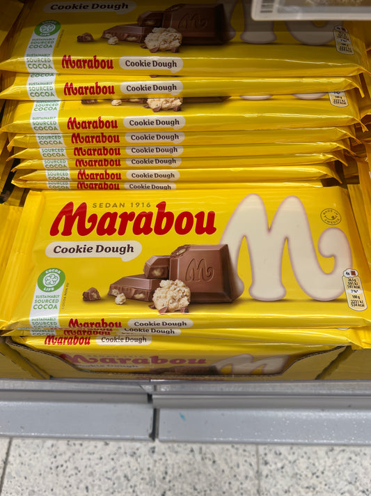 Marabou Milk Chocolate Cookie Dough 185g