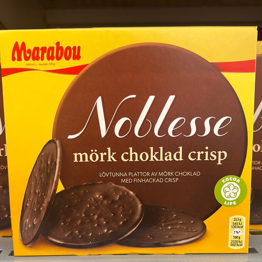 Marabou Noblesse Dark Chocolate Crisp Original 150g