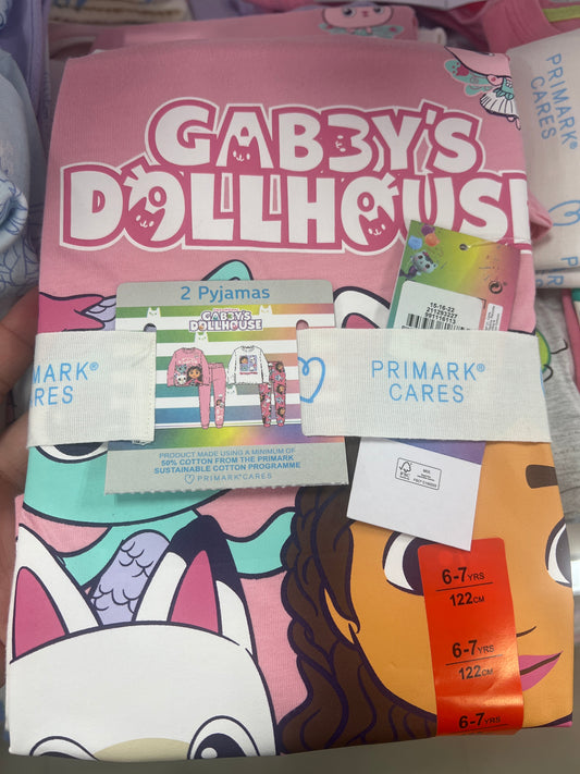 Gabby Dollhouse Pajamas 2 Sets Bundle