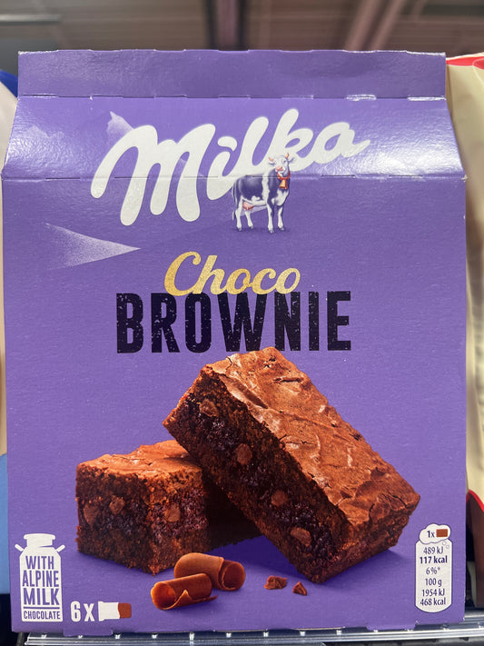 Milka Choc Brownie 6’s 150g