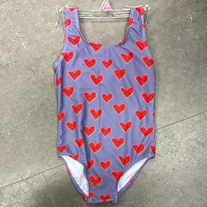 SwimWear Strawberry Heart Body Suit 100% Polyester