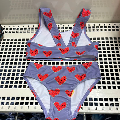 SwimWear Strawberry Hearta 2-Pieces 100% Polyester