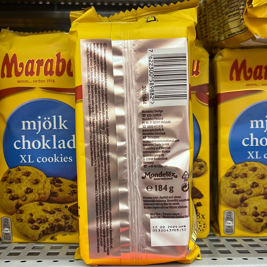 Marabou Milk Chocolate XL Cookies 184g