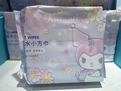 Pure Water Sanrio Kuromi Wet Wipes 20’s x 5 (Pack of 5)