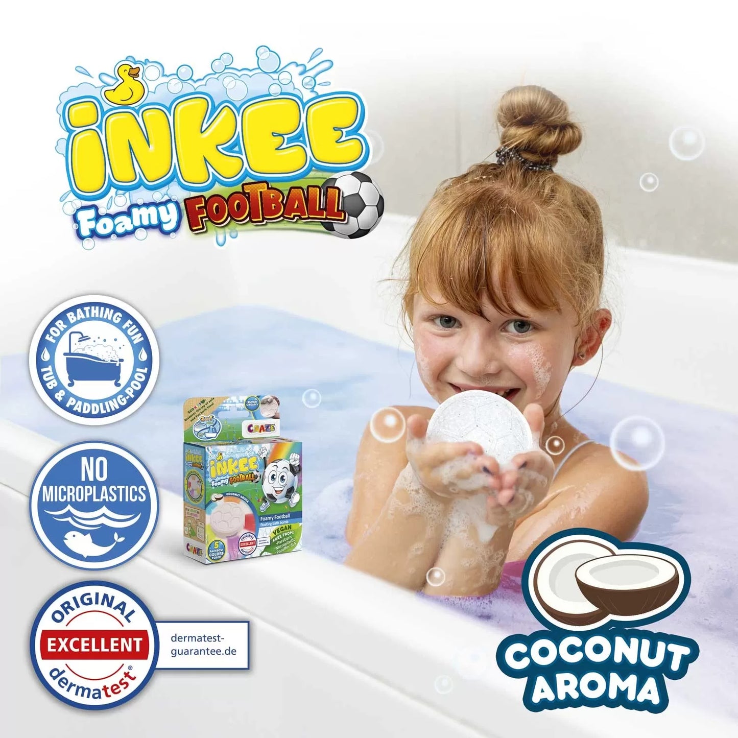 INKEE Foamy Football 2's Bathbomb