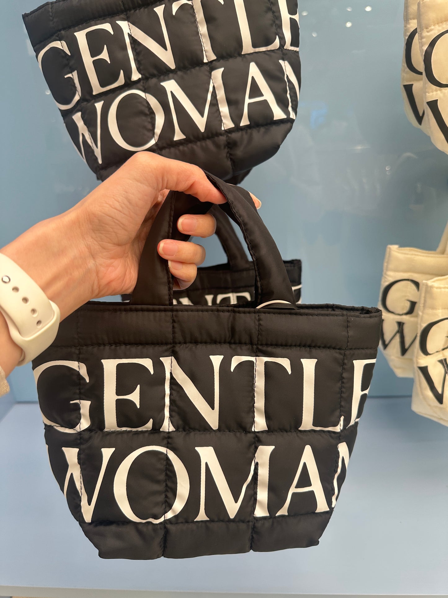 Gentle Woman Small Tote Canvas Black