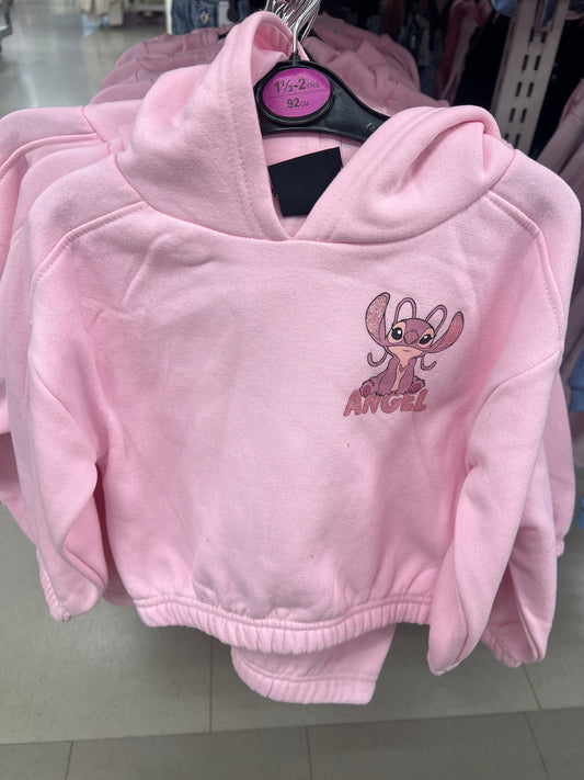 Disney Stitch Sweater Pink Angel