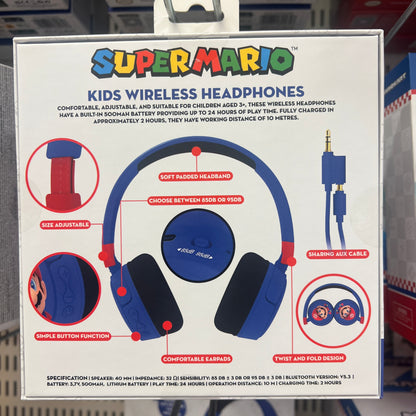 QTL Super Mario Kids Headphones (WIRELESS)