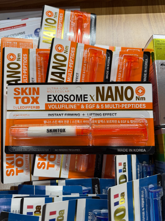 LEDIFFER skin Tox EXOSOME + NANO Nm - Multi-Peptides, Volufiline, EGF (Firming + Lifting)