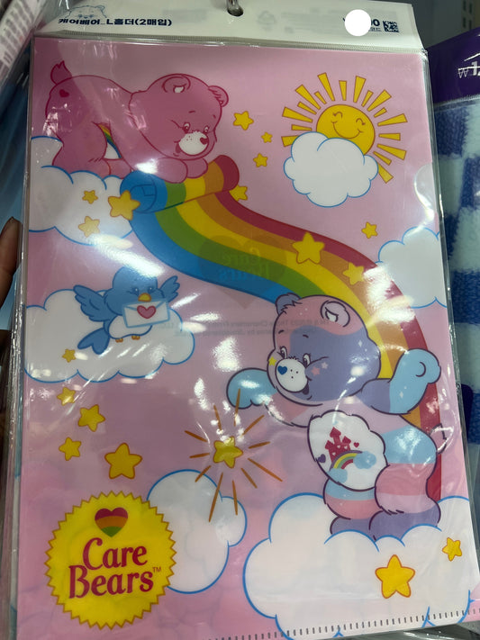 A4 Clear File (Carebear Pink)