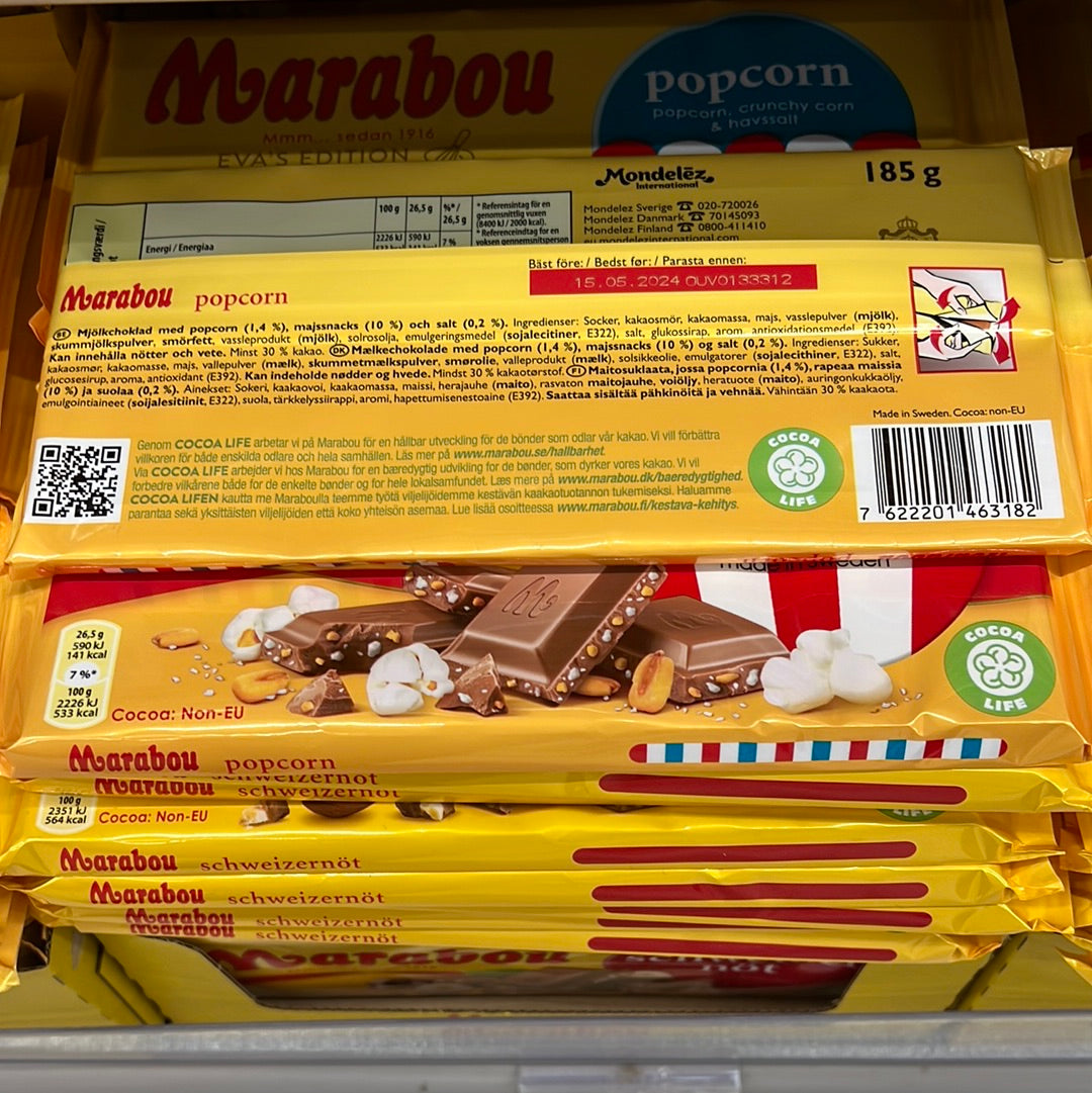 Marabou Popcorn Corn (Crunchy Corn + Salt) 185g