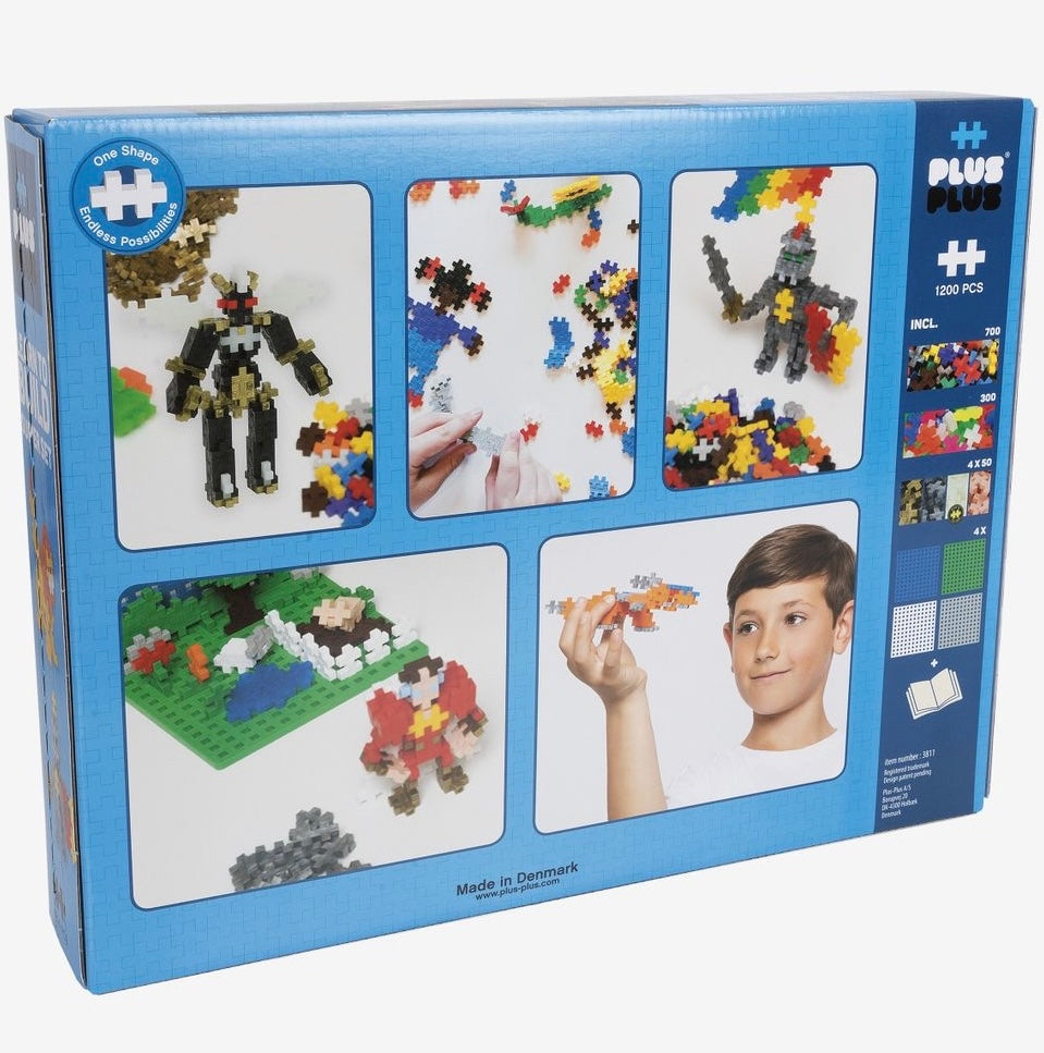 Plus Plus™️ Learn to Build Super Set Classic 1200pcs