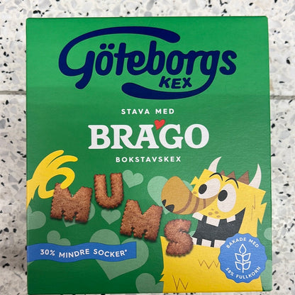 Göteborgs Alphabets Biscuit 30% less sugar 160g