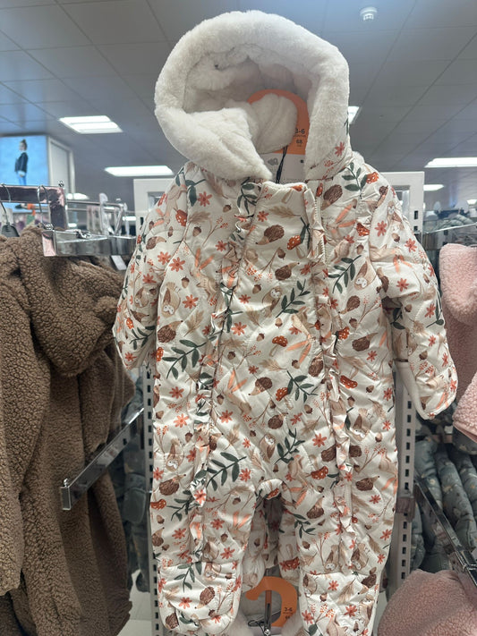 Wild Forest Baby Overall Winter Down