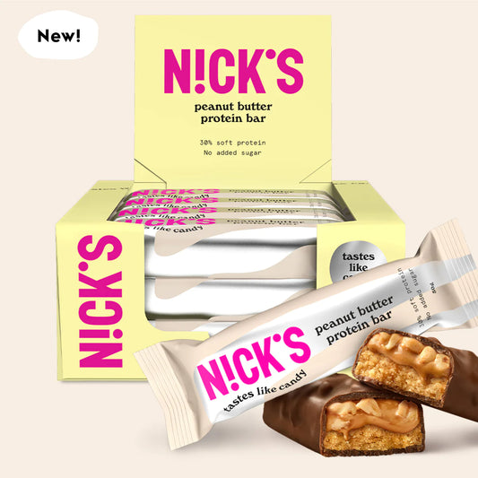 N!CK’S Protein Bar Peanut Butter (15g Protein, SUGAR FREE) 3x50g