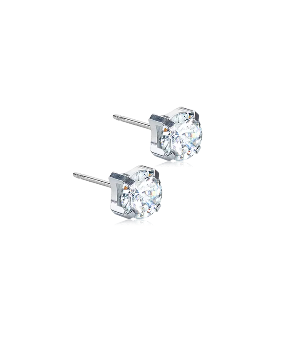 Natural Titanium Tiffany Cubic Zirconia