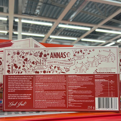 ANNAS Original Pepparkakor (Ginger Cinnamon) GingerBread 3 Small House 250g