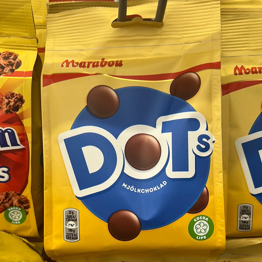 Marabou Dots Milk Choc 140g