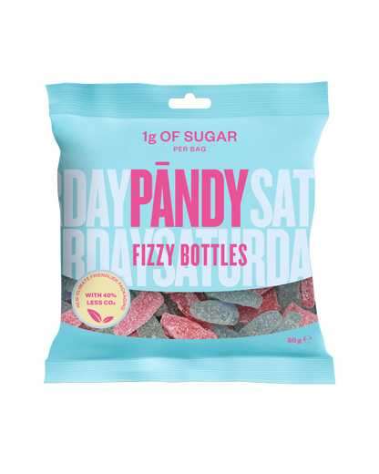 Pandy Gummy Fizzy Bottles (1g Sugar per pack) 50g