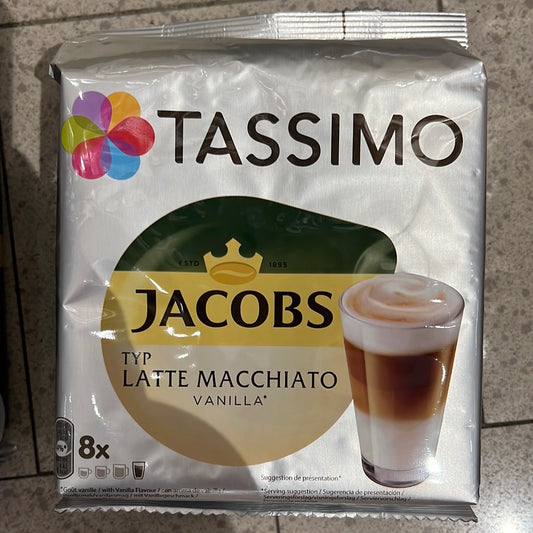 Tassimo Latte Macchiato Vanilla 8 x 30g