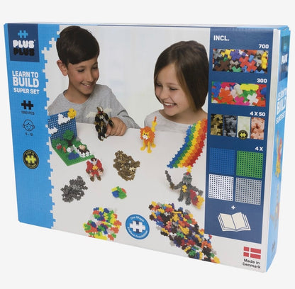 Plus Plus™️ Learn to Build Super Set Classic 1200pcs