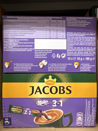 Jacobs Choco Milka 10x18g Sticks